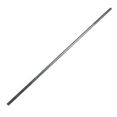 M8 threaded rod – galvanized silver finish, 0.7m length with right/left thread, front view on plain white background.