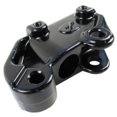 Chapel pump head new design – front view showing black color, smooth surface, and two mounting holes.