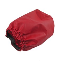 Schutzhaube für Kastenschlösser – Frontansicht in roter Farbe mit elastischem Gummizug hinten