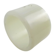 Coussinet approprié f. Peitz BPW TYP PAV-S-1.2 – forme cylindrique blanche vue de face sur fond blanc.