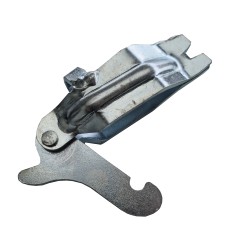 Blocco del divaricatore Al-ko – dispositivo di diffusione in argento con leva e base piatta, vista angolata su sfondo bianco.