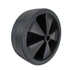 Ruota in gomma piena / ruota di scorta con cerchio in plastica 210 x 70 mm per r