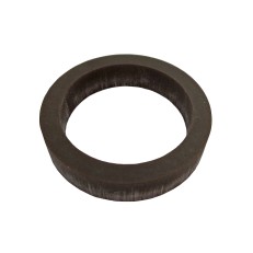 Alko Dämpfungsgummi 101VB – Draufsicht auf den schwarzen Ø40mm Anschlagring ohne Montagebohrungen