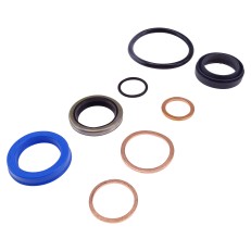 Seal kit for Chapel hydraulic emergency hand pump PL20S – top view showing blue rubber seals and copper washers.