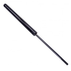 Sidovy av en svart övergångsspjäll – stötdämpare för Knott påskjutskopplingar, typ KF 27A, KFG 27A, KFG 30A.