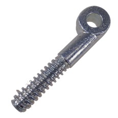 Anneau de levage M16x50 – acier galvanisé de couleur argentée – vue de face sur fond blanc.