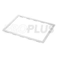 Bovenaanzicht van een wit adapterframe dakraam 700x500 mm – voorzien van een uitsparing voor een raam.