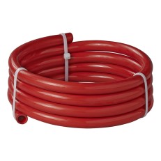 Drinking water hose red – 2.5m length with a diameter of 10x15mm, showcasing its vibrant red color.