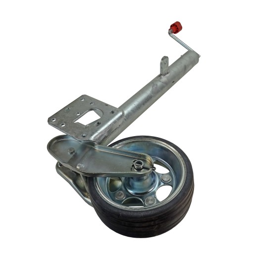 Automatik Stützrad Profi extra lang, 500kg für PKW Anhänger