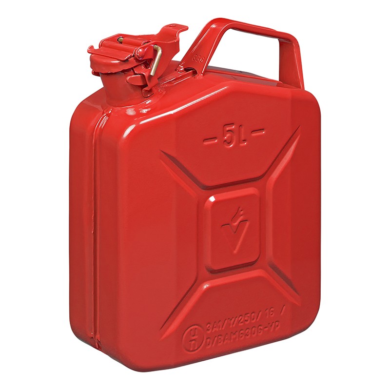 Benzinkanister 5L Kunststoff rot UN-geprüft (niedriges Modell), CHF 22.40