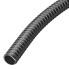 Zwarte vuilwaterslang van 20mm Ø – 10m lengte met een gegolfde oppervlakte voor caravans en campers.