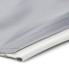 Hjulovertræk 77 x 60 cm – grå polyester med kederkant og syninger til campingvogn og autocamper.