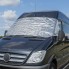 Zilverkleurige anti-ijs / zonwerende folie 100 x 250cm voor auto – voorkomt ijsvorming op de voorruit in de winter.