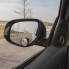 Sidevisning – sæt med 2 runde blindvinkelspejle Ø55mm i sort og sølv til bil og autocamper.