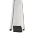 Vista frontale del Set di adattatori Keder 7-5mm – lunghezza 270cm con attacco nero su sfondo bianco.
