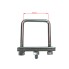 Support de roue de support – support en acier galvanisé de 60 mm de large avec un support en U et deux boulons.