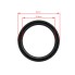 Forfra – Knott Hub Seal Olieforsegling med 56mm ydre diameter og 45,6mm indre diameter.