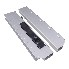 Dropside lock 300mm – top view showing silver mushroom pin and black 180° locking handle with counterholder.