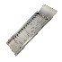 Aluminium ramps 1000 x 300 x 50mm – top view showing slatted surface and curved entry in silver color.