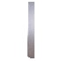 Zijaanzicht van de Tegensteun 400mm rechts – geanodiseerd aluminium met paddenstoelpenvergrendeling in grijs.