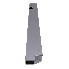 Dropside lock 600mm right – side view showing gray powder-coated steel handle and mushroom pin locking mechanism