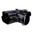 Clamping shell – angled view showing black finish and two holes for M12 bolts for secure connection on trailer axles.