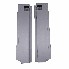 Set of 2 aluminium drop side locks – front view showing 350mm length and black powder-coated steel handle.