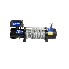Verricello elettrico 12V BST 10000 lbs – vista laterale con cavo in acciaio e colori nero e blu.