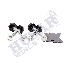 Mounting Kit for Sand Ladders – front view showing robust black bracket and adjustable knobs on a plain white background.