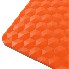 Plaque de base pour cric Farm Jack / Hi-Lift – surface texturée orange avec motif en diamant pour une meilleure adhérence.