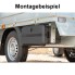 Blackit Lite storage box – side view mounted on a trailer with a rectangular shape and integrated lock.