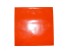Rode waarschuwingsvlag – vierkant van 30 x 30 cm – helder rood op een witte achtergrond.