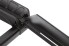 Auffahrrampe für Hapro Fahrradträger – Detailansicht mit schwarzer, strukturierten Oberfläche und Scharniermechanismus