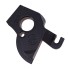 Leva posteriore dermatica sinistra – colore nero – con foro di ritaglio e gancio per il freno BPW S2005-7/S2304-7/S2504-7.