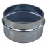52 mm navkapsel Smörjkapsel – metallisk med silver och blå finish, frontvy på vit bakgrund.