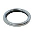 Anello di arresto Knott – rondella di metallo – diametro 45mm – colore argento e nero su sfondo bianco.
