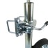 Stützradhalterung / Stützradschelle für vierkant Zugdeichseln 60mm PKW Anhänger