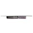 Tongue lock 100x18mm – side view showing flat profile and silver galvanized finish.