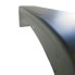 Tandem Kotflügel aus verzinktem Stahlblech eckige Ausführung  Breite = 230 mm Spannweite = 1520 mm