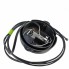 Interior light Aspöck Inpoint – top view showing black and white fixture with 2.5m DC connection cable
