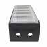 Reflector white – front view showing white surface, black mounting base, and two inline holes.
