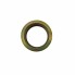 Cutting ring – top view showcasing a circular shape with a smooth gold and green surface.