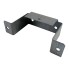 Support de stéma simple – support en L gris avec deux trous de montage sur une surface plate.