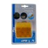 Nastro riflettente arancione ECE R104 – larghezza 50mm e lunghezza 2 metri, superficie riflettente su sfondo bianco.