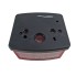 Lampe à trois chambres Jokon BBS(K) 6025R – vue de dessus – lentille rouge et trous de montage visibles.