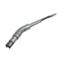 Adaptateur de câble Knott – design coudé à 30° en acier inoxydable, finition galvanisée, couleur argent.