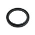 Forfra – sort Knott hubforsegling med 56,2 mm ydre diameter og 44 mm indre diameter.