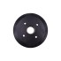 Bromstrumma i svart – 4 bultcirkel 4 x 100 mm – för BPW/Knott hjulbroms 200 x 50 mm.
