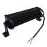 Barra luminosa a LED 375mm – 60W con 20 LED in colore nero, vista laterale su sfondo bianco.