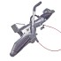 Knottin yliajolaite KFG 35-D GF – sivusta näkyy hopea, musta tukipyörän kannatin ja punainen irrotuskaapeli.
